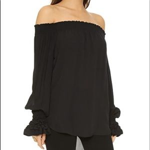 Kobi Halperin London off shoulder top